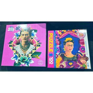 Frida Kahlo 1000 Piece & 100 Piece Jigsaw Puzzles Set